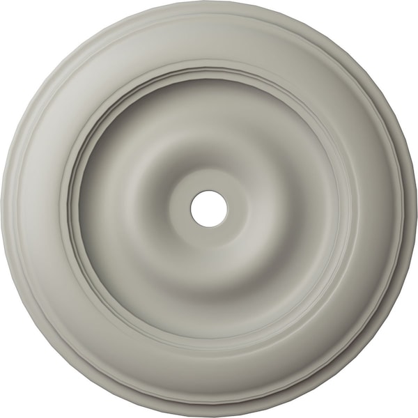 Ekena Millwork Classic Ceiling Medallion (Fits Canopies up to 8 1/4"), 44 1/2"OD x 4"ID x 4 "P, Pot of Cream CM44CLPCF - main